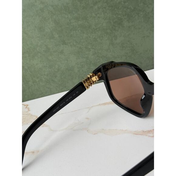 NEW Miu Miu MU A07S Brown Black Oversized Sunglasses $578 main image 6